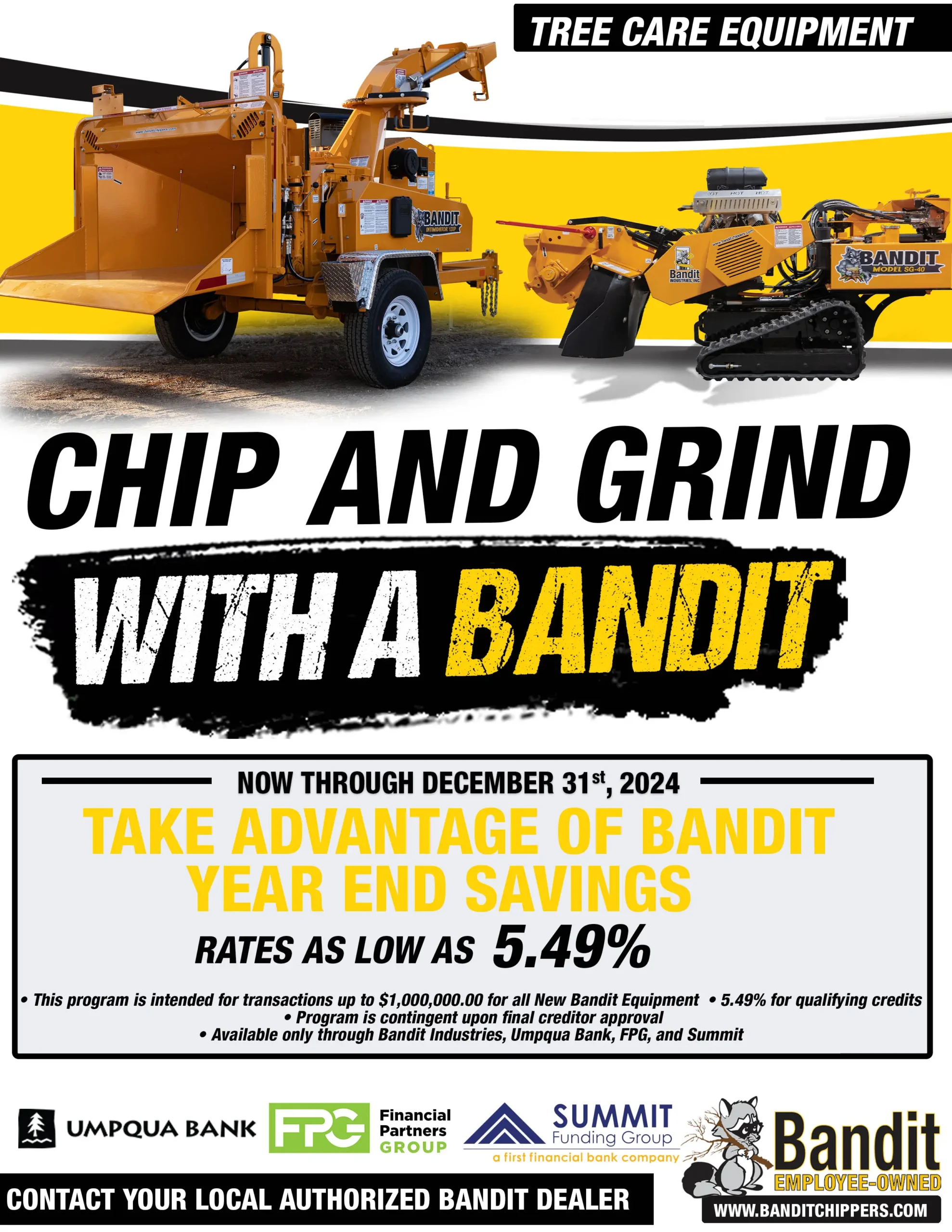 Treecare end of year promo